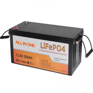 Гореща разпродажба 12v 200ah батерия с дълбок цикъл Lifepo4 батерия за Rv слънчева морска система