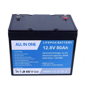 12.8V 80Ah акумулаторна батерия Батерия литиево-йонна батерия