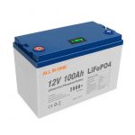 ВСИЧКО В ЕДНО Горещи продажби Соларни литиеви батерии Софтуер за съхранение BMS Control Акумулаторна дълбока циклична 12V 100Ah LiFePO4 батерия