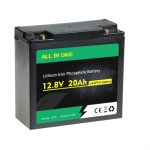 Акумулаторна батерия с дълбок цикъл Lifepo4 12V 20AH литиево -йонна батерия OEM