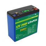 Слънчев дълбок цикъл 24v 48v 24ah Lifepo4 батерия UPS 12v 24ah батерия