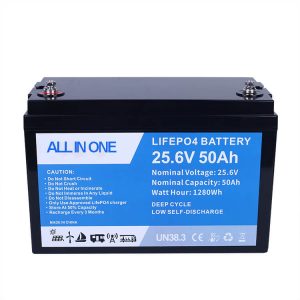 25.6V 100Ah литиево-йонна батерия Lifepo4 акумулаторна литиево-йонна батерия